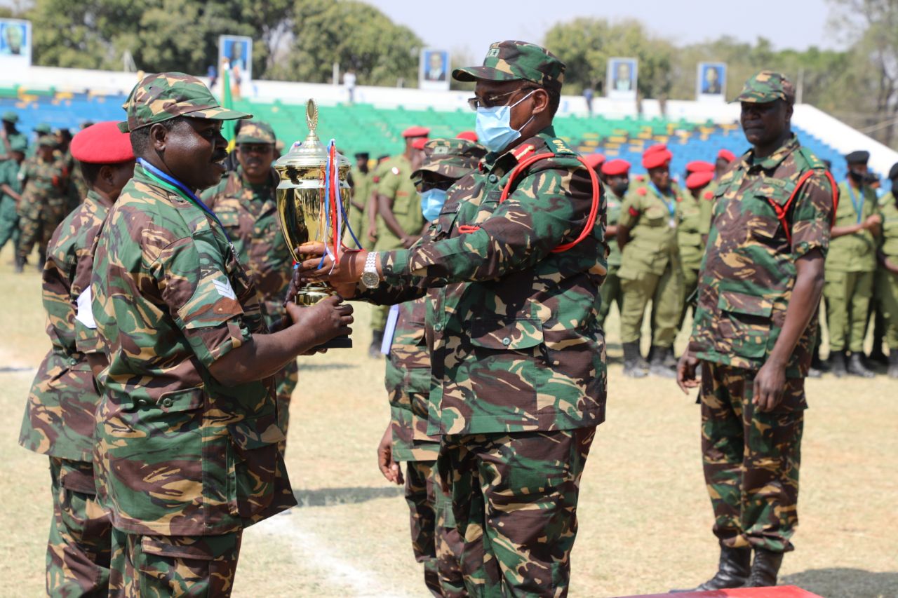 Muwakilishi wa Mkuu wa Majeshi Meja Jenerali Mwami, Mashindano ya BAMMATA Jijini Dodoma 2021