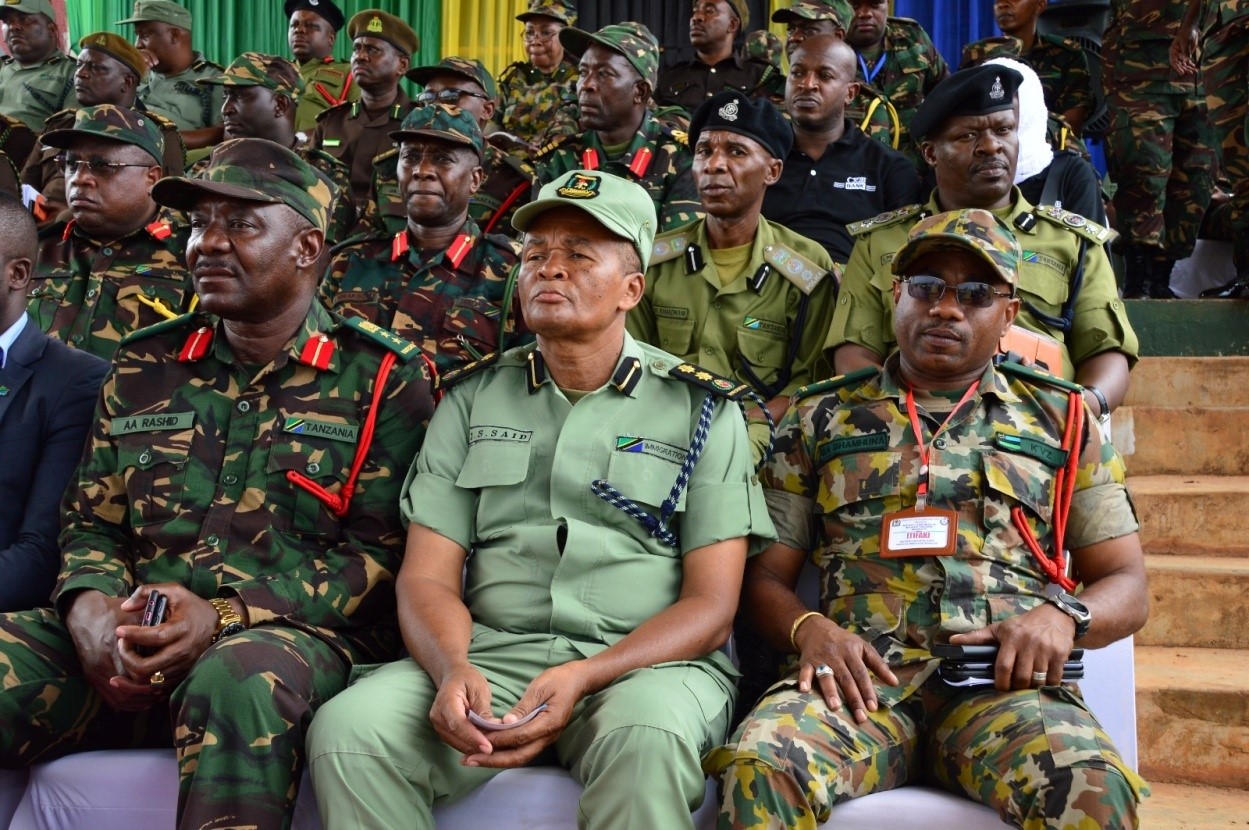 Wawakilishi wa Wakuu wa vyombo vya ulinzi na usalama Tanzania na Wajumbe wa Kamati ya Maandalizi ya Michezo ya Majeshi Tanzania BAMMATA