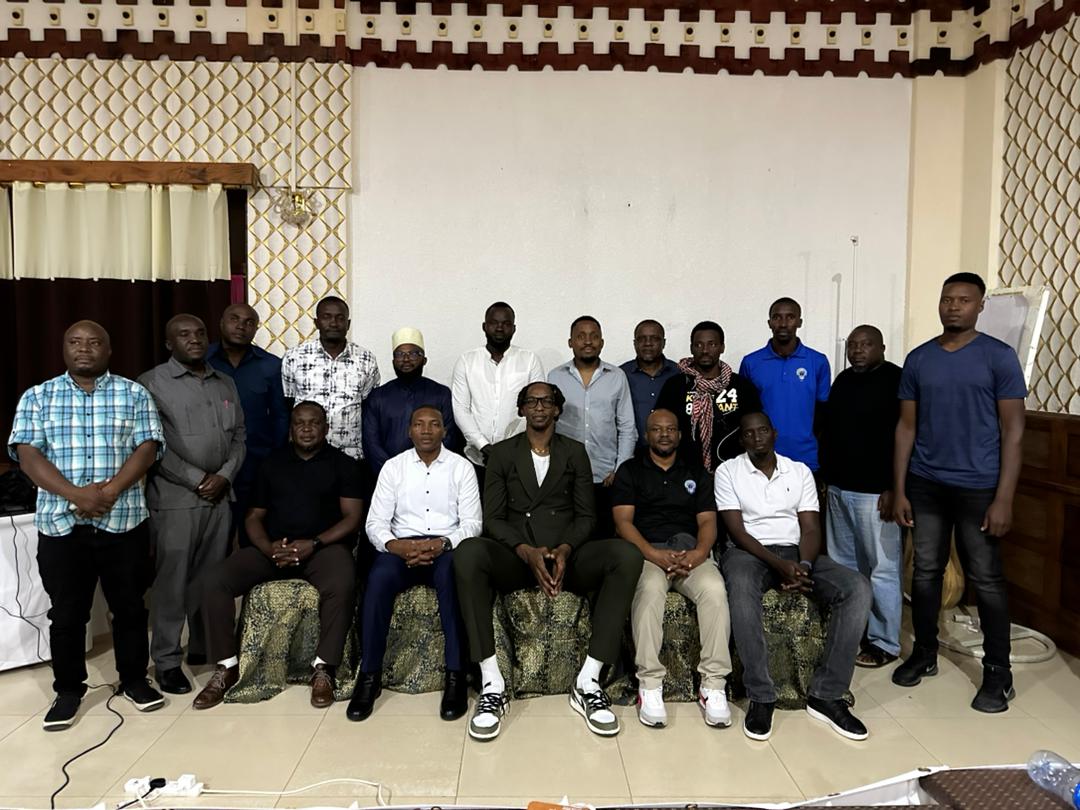 Picha ya pamoja ya Viongozi wapya wa TBF pamoja na wajumbe waliohudhuria kikao