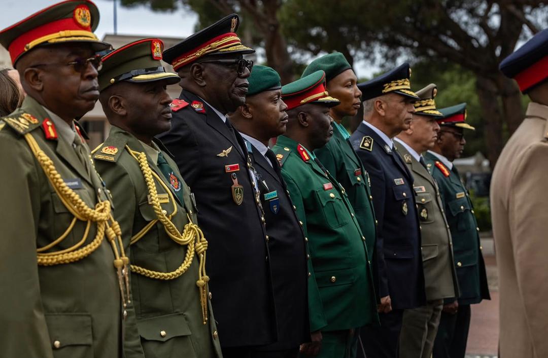 Mwenyekiti wa Baraza la Michezo ya Majeshi Tanzania (BAMMATA) Brigedia Jenerali SH Said pamoja na Katibu Msaidizi wa BAMMATA Luteni Kanali Penina Igwe wanashiriki mkutano huo uliofanyika nchini Monaco
